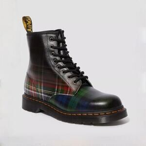 Dr. Martens 1460 Tartan Leather Backhand Boot - Plaid - Men's Sz 6/ Women's Sz 7